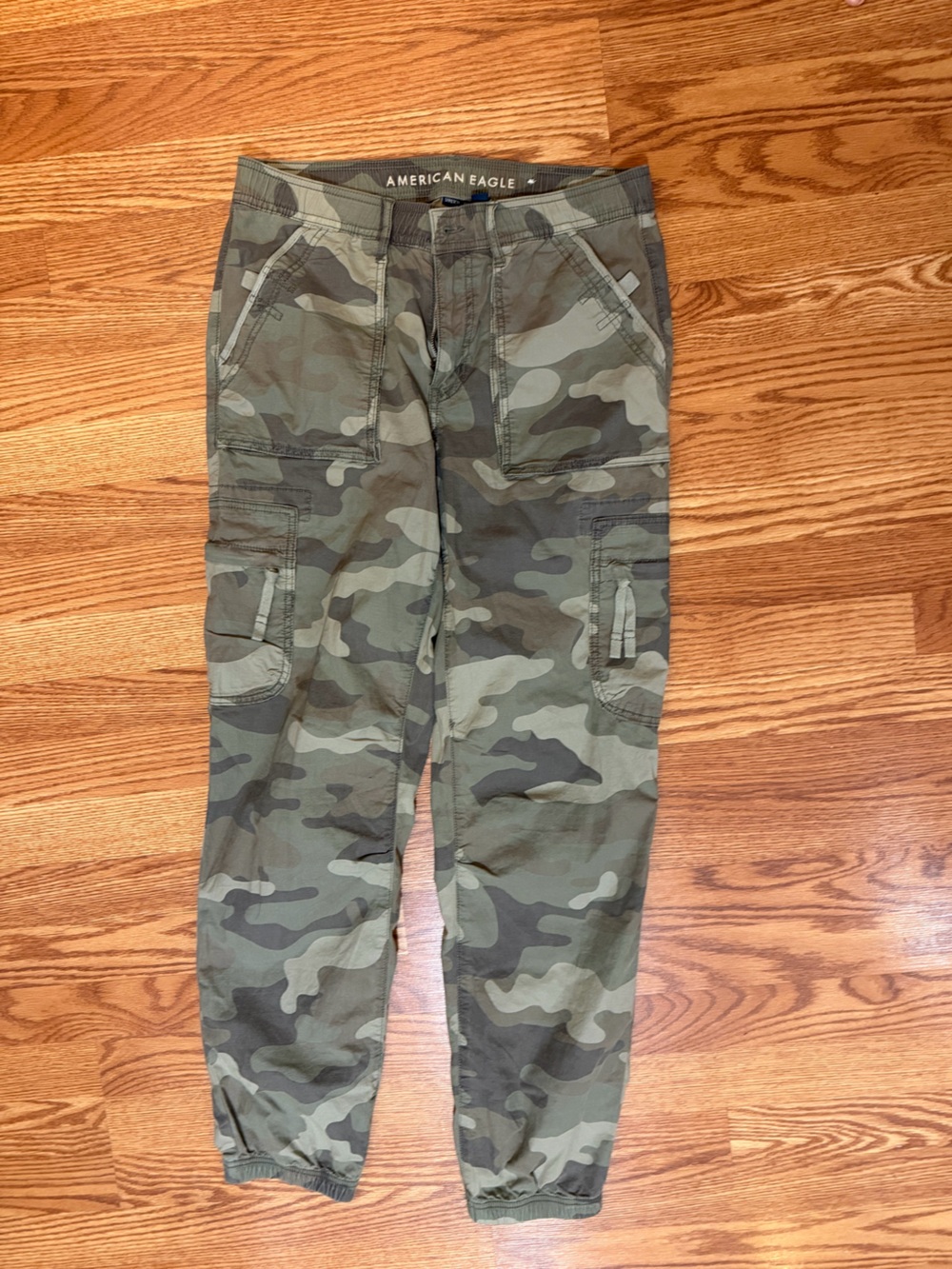 American Eagle Outfitters Womens Camo Joggers - 8 Long
